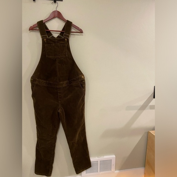 COPY - HATCH maternity overalls - Selma Cords - Brown - Picture 6 of 6